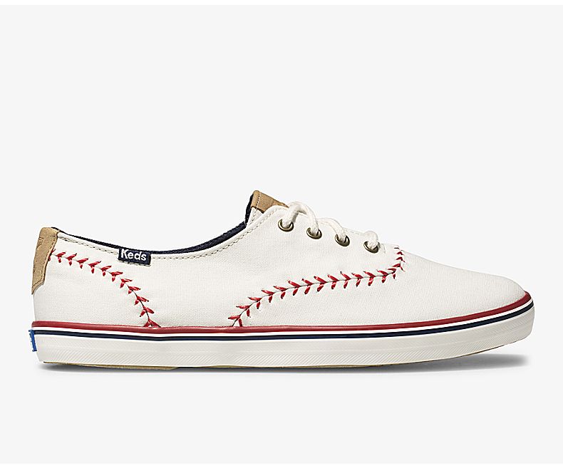 Keds Women's Champion Pennant White Champion Shoes - RF4701823
